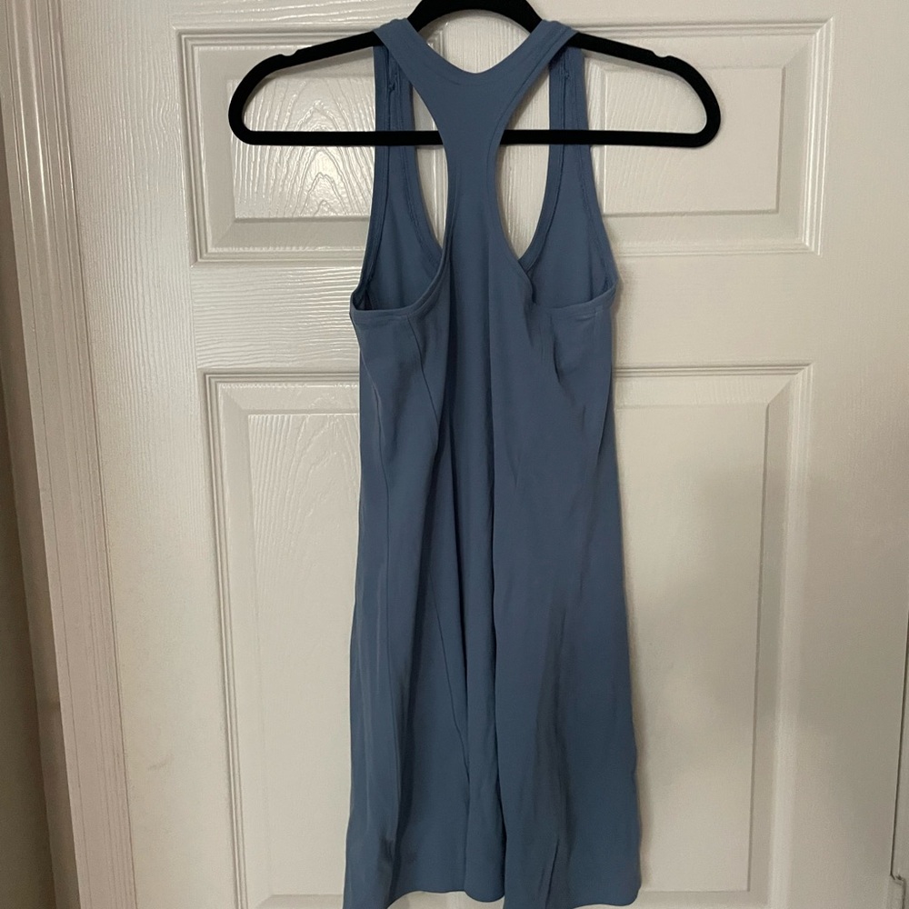 Athleta Blue Racerback Dress - Picture 3 of 4